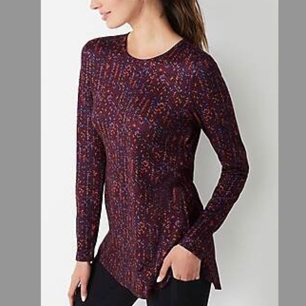 NEW J.Jill Fit Performance Long-Sleeve Tee LP